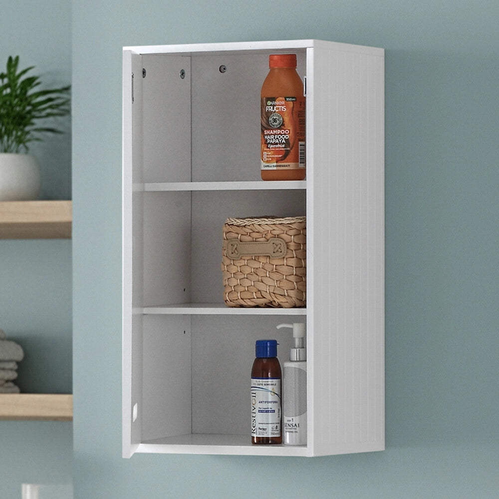 Pensile bagno 60 cm bianco con 1 anta Fast
