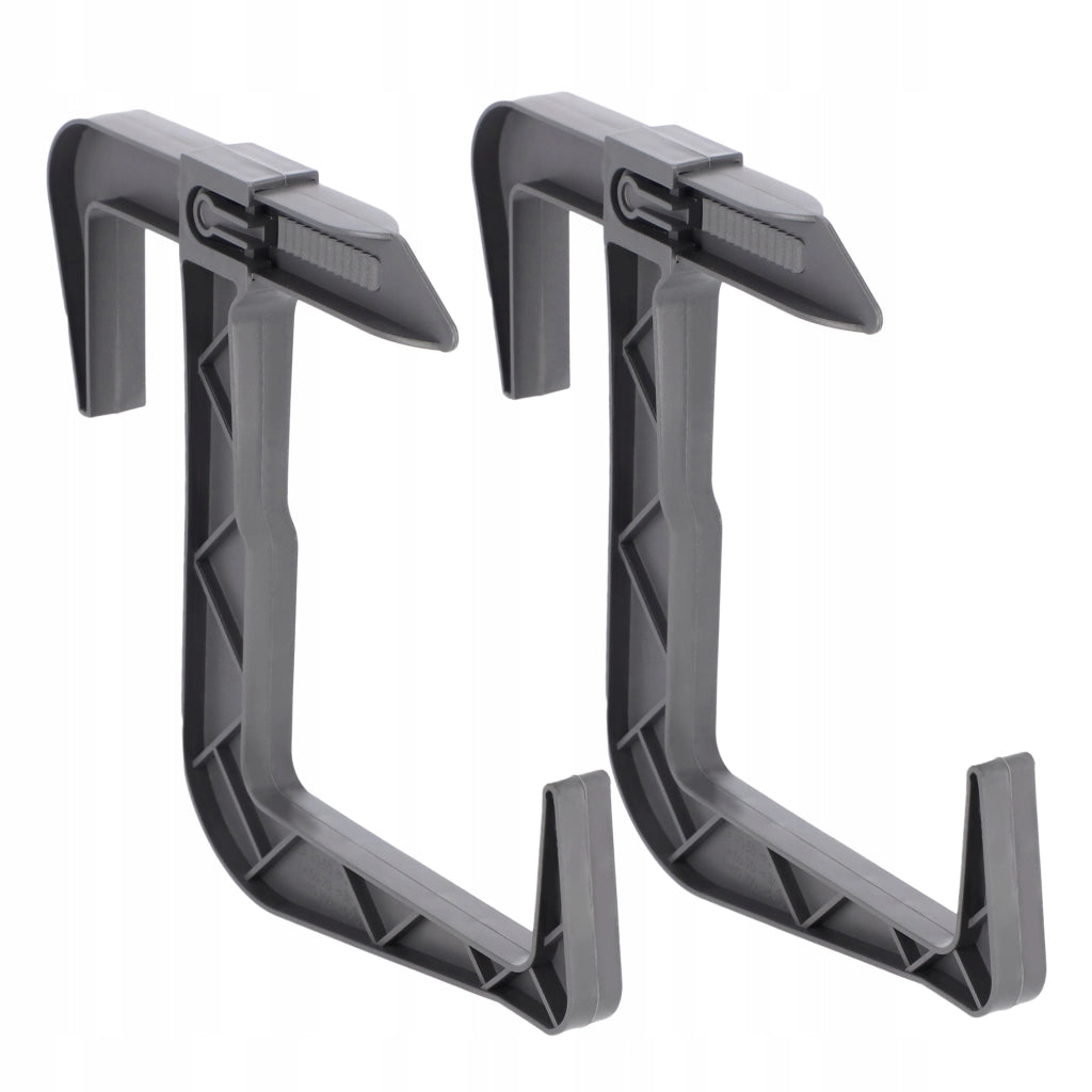 Set di 2 ganci appendiabiti KADAX per vasi da fiori, fioriere da balcone e ringhiere.
