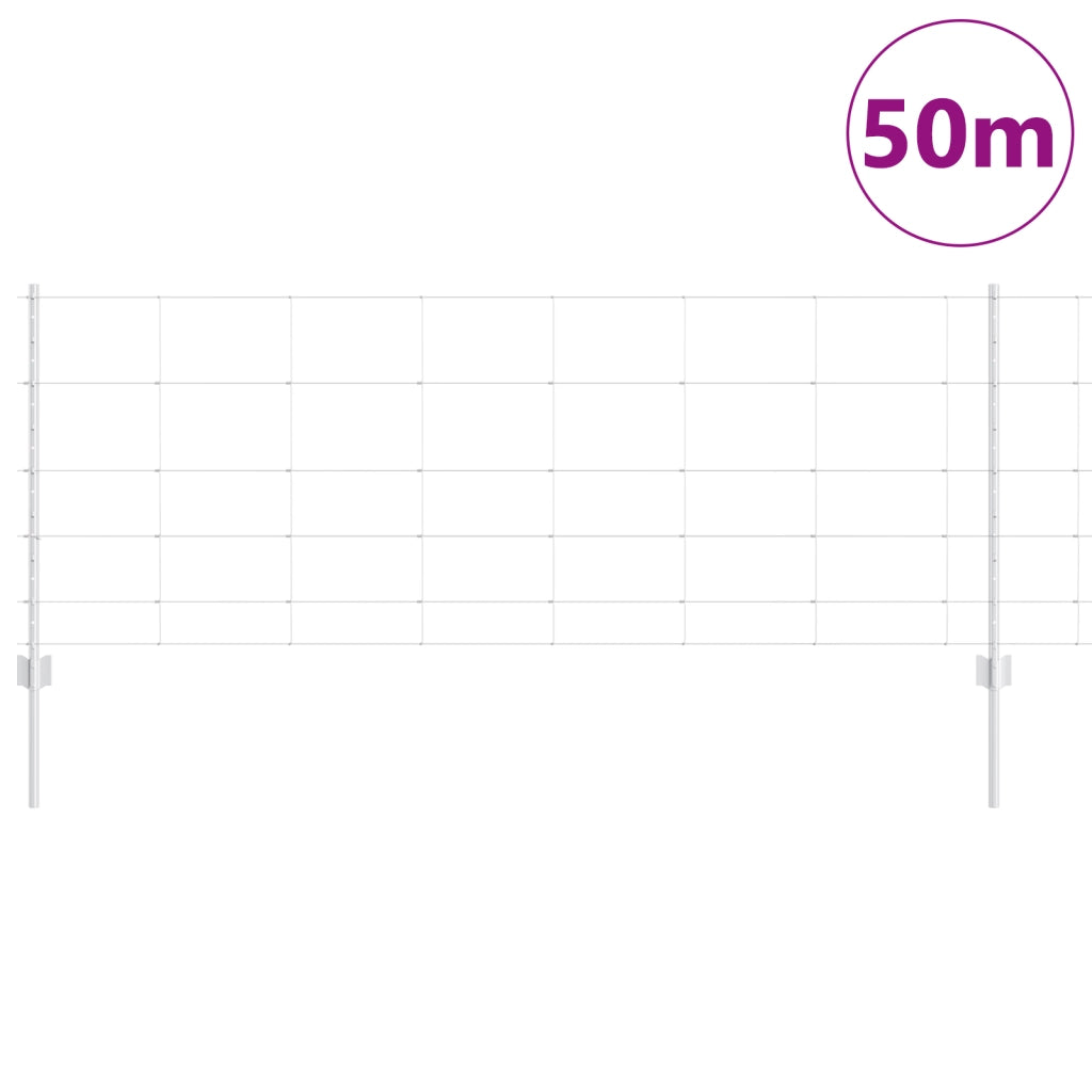 Pali della recinzione  11 pz U-Channel 80 cm Acciaio zincato
