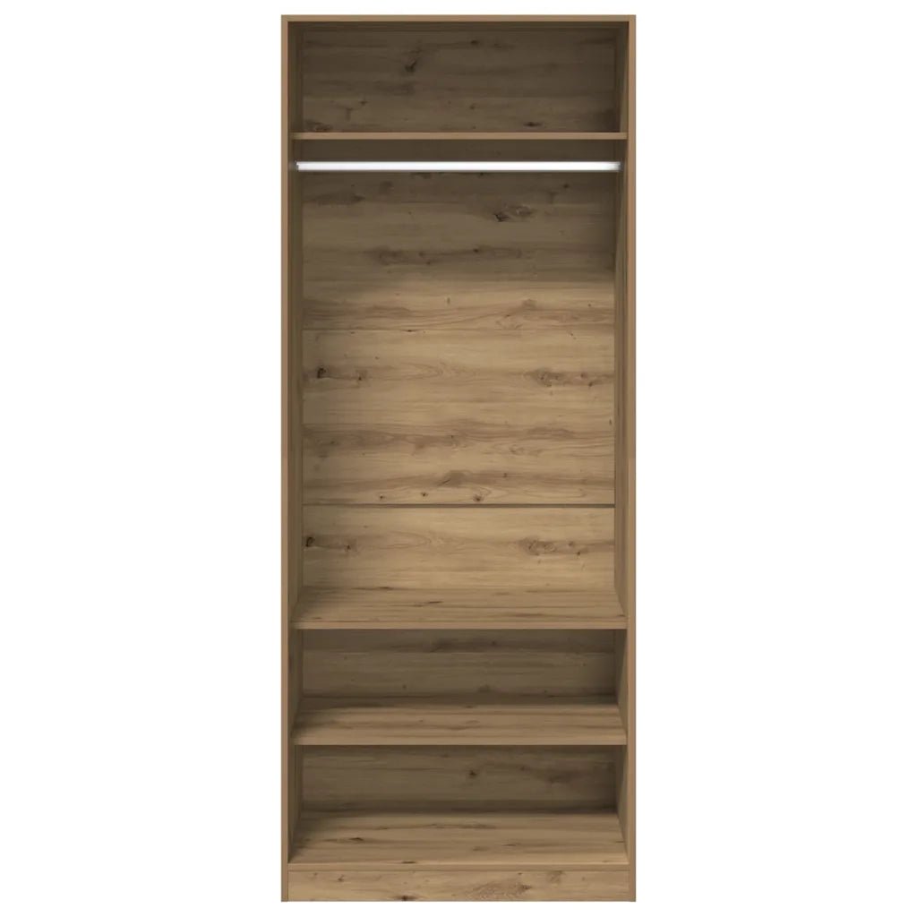 Armadio Rovere Artigianale 80x50x200 cm in Legno Multistrato 3307701