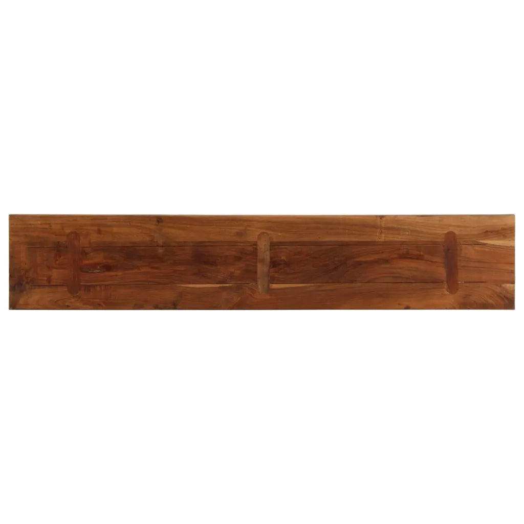 vidaXL Piano Tavolo 140x20x2,5 cm Rettangolare in Massello di Recupero