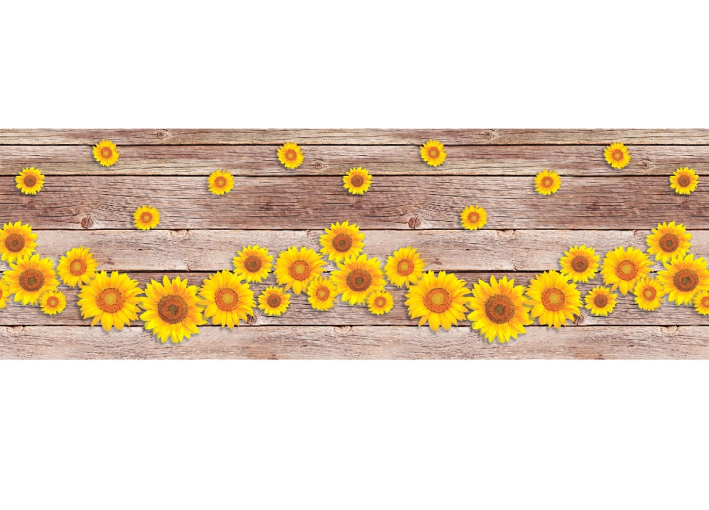 Tappeto Passatoia Antiscivolo Con Stampa Digitale Dis. Onda Girasoli - 50x400 - Sunflower