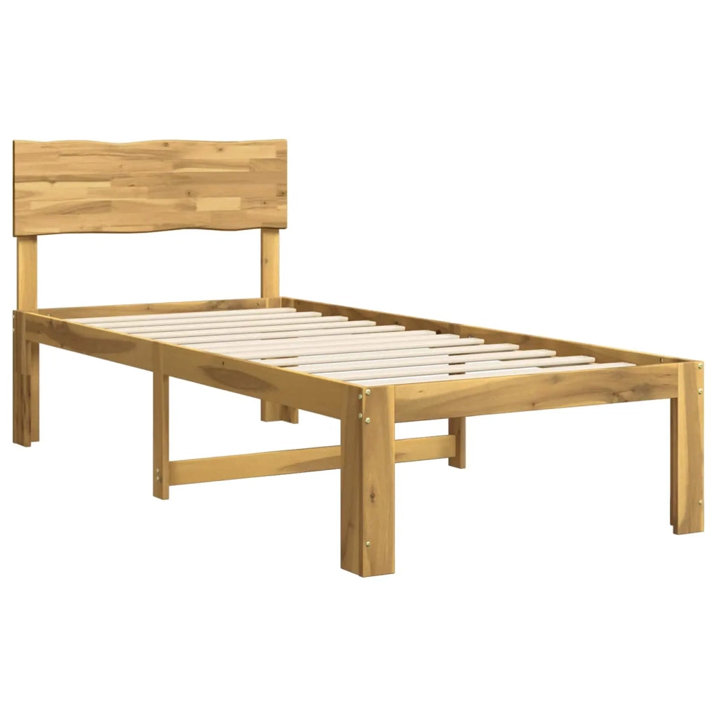 Letto Singolo con Testiera ROSTOCK Bianco 75 x 190 cm 903355