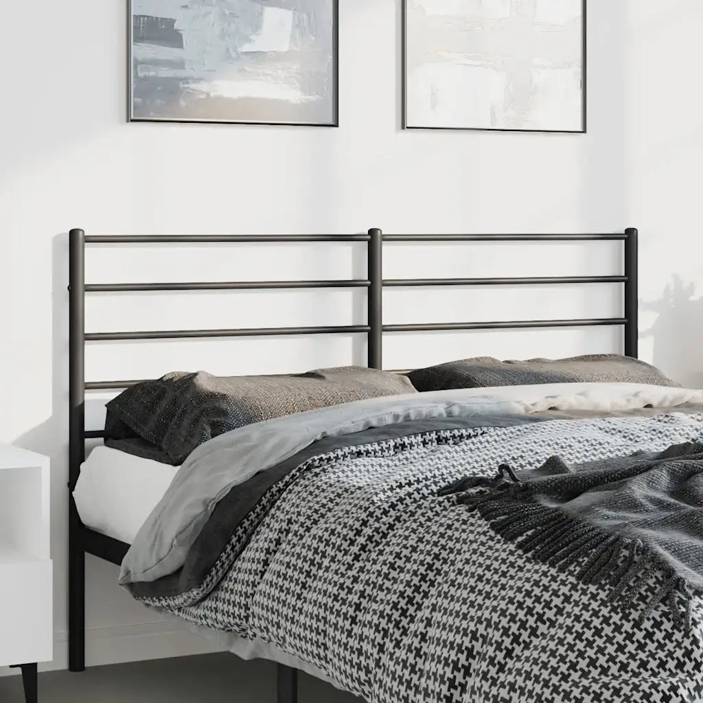 Testiera | Testata di Ricambio in Metallo Nero 135 cm