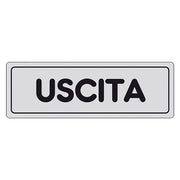 ETICHETTA SEGNALETICA USCITA exit - 10 pezzi