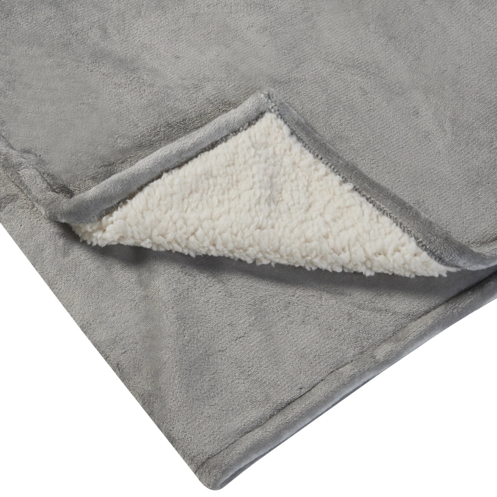Coperta Riscaldante Archi Termocoperta Elettrica 180 x 130 cm Grigio Scuro [en.casa]