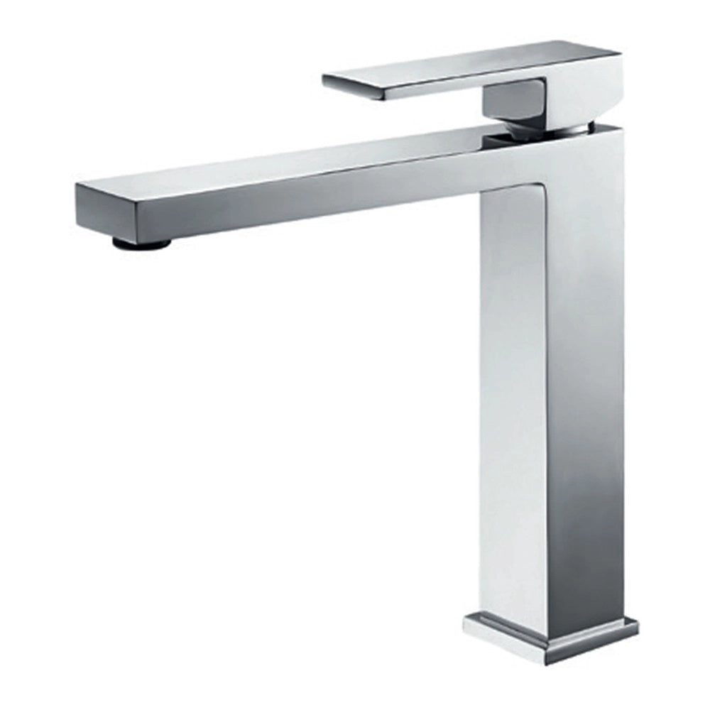 Rubinetto lavabo alto serie zoe, finitura cromata