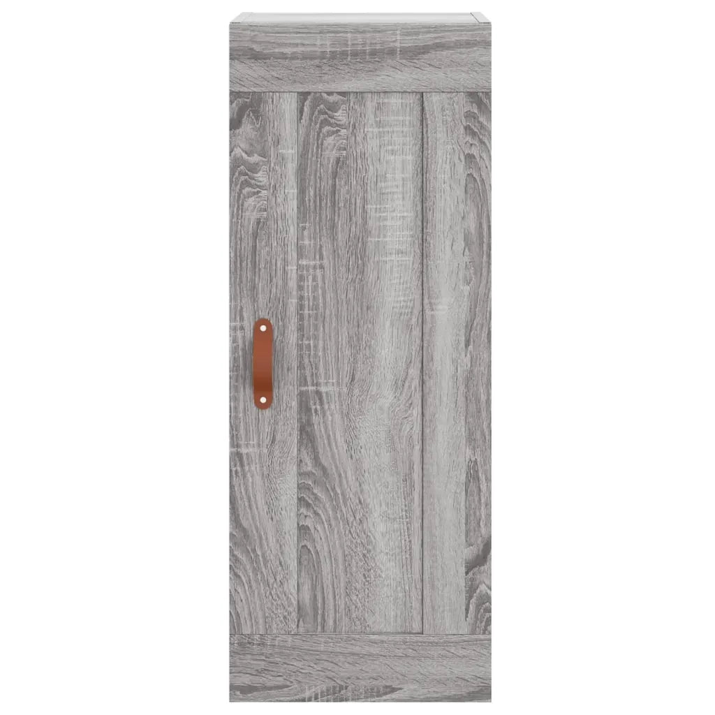 Credenza Grigio Sonoma 34,5x34x180 cm in Legno Multistrato 3200175