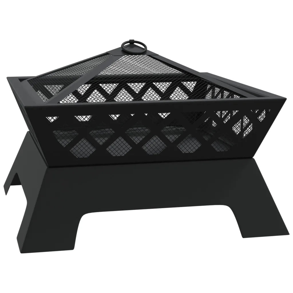 Braciere con Attizzatoio 50 cm XXL in Acciaio CFW5457088