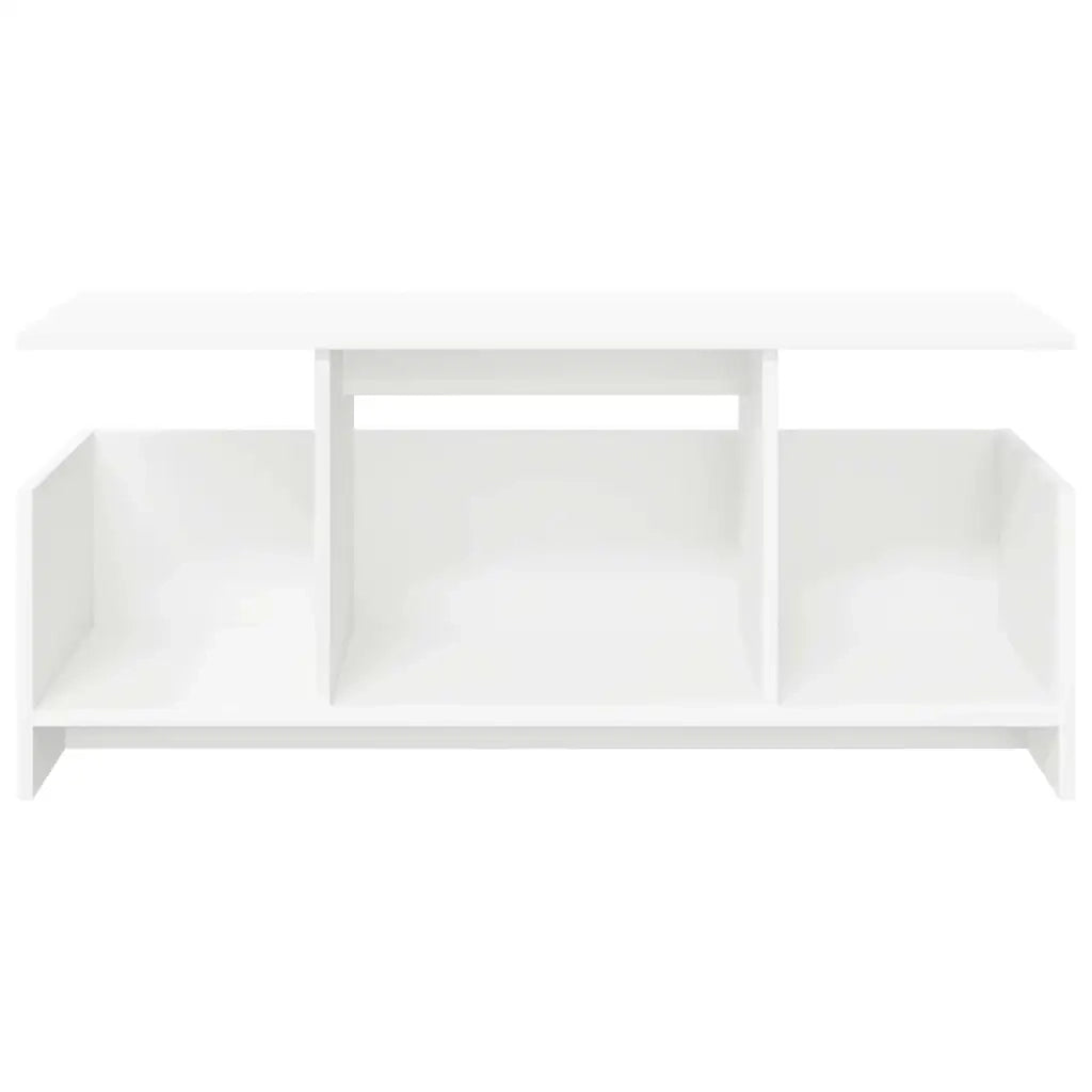 Supporto TV 102 x 35 x 45 cm Bianco Legno ingegnerizzato 890992