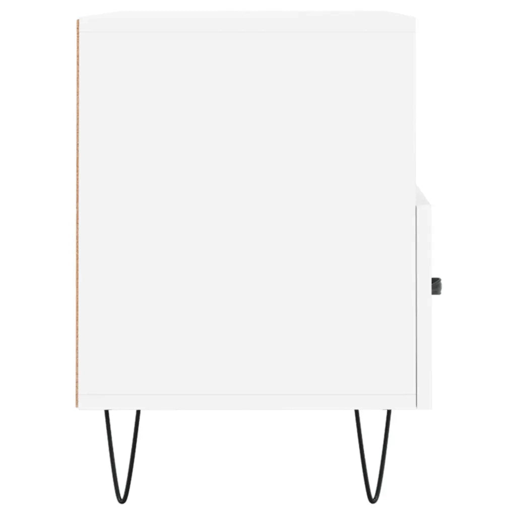 Mobile Porta TV-Mobile per TV-Credenza TV Bianco 80x36x50 cm in Legno Multistrato 520149
