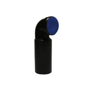 CURVA WC PER VASO SOSPESO CON GUARNIZIONE E TAPPO PEHD VALSIR- Diam. 90 Verticale- VALSI- pezzi 1