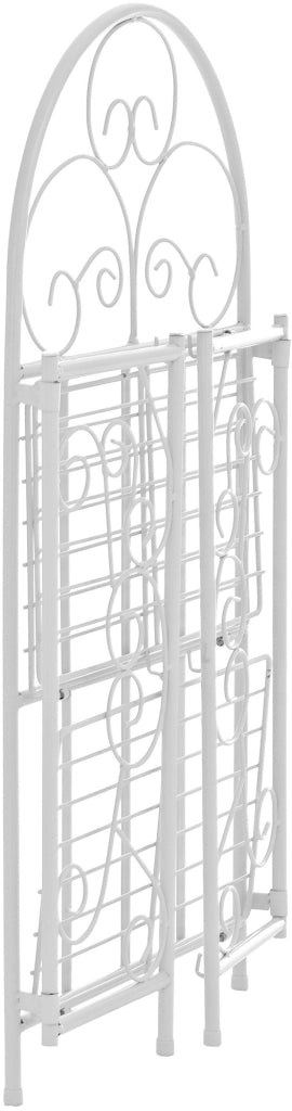 Scaffale in Ferro Rosa bianco