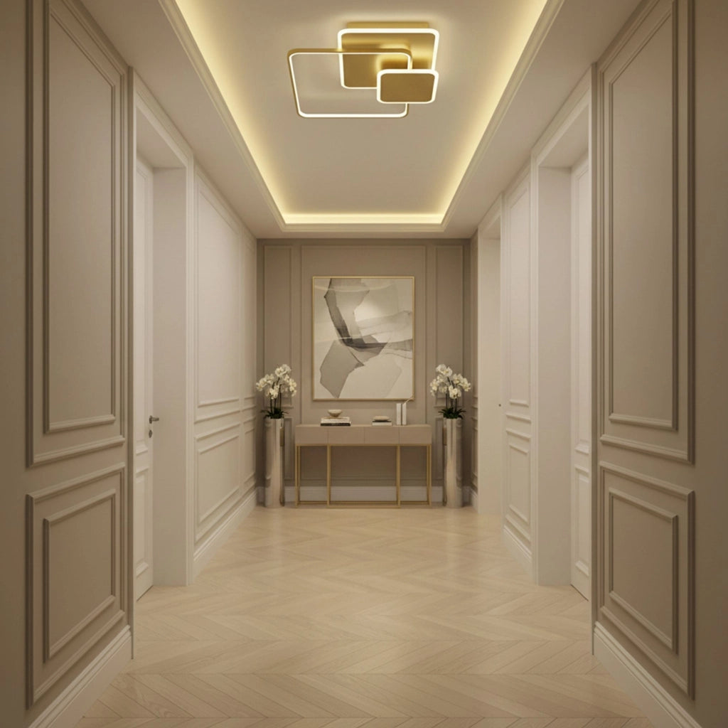 Lampada Da Soffitto App1713-c Gold Led