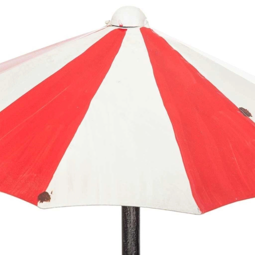 Ombrellone fioriera in metallo 32,5x32,5x49h