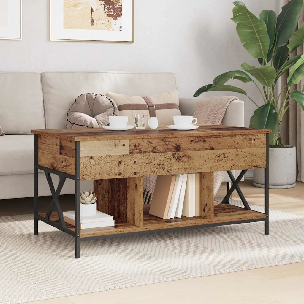 Tavolino da salotto Legno vecchio 100 x 55 x 48.5 cm 883035