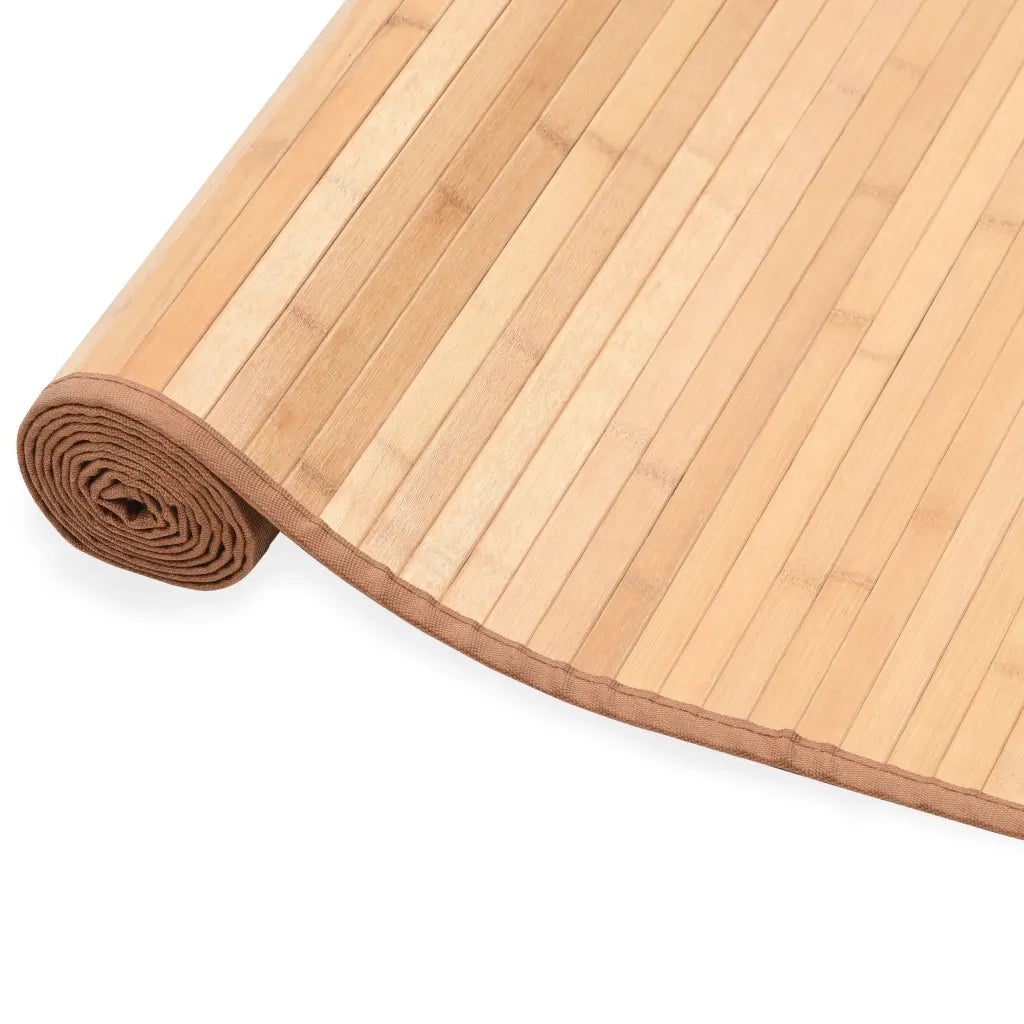Tappeto in Bambù 80x300 cm Marrone 247206