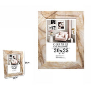 Trade Shop - Cornice Foto Portafoto Quadri Tele Poster 20 X 25 Cm Modello Effetto Marmo 71662 -