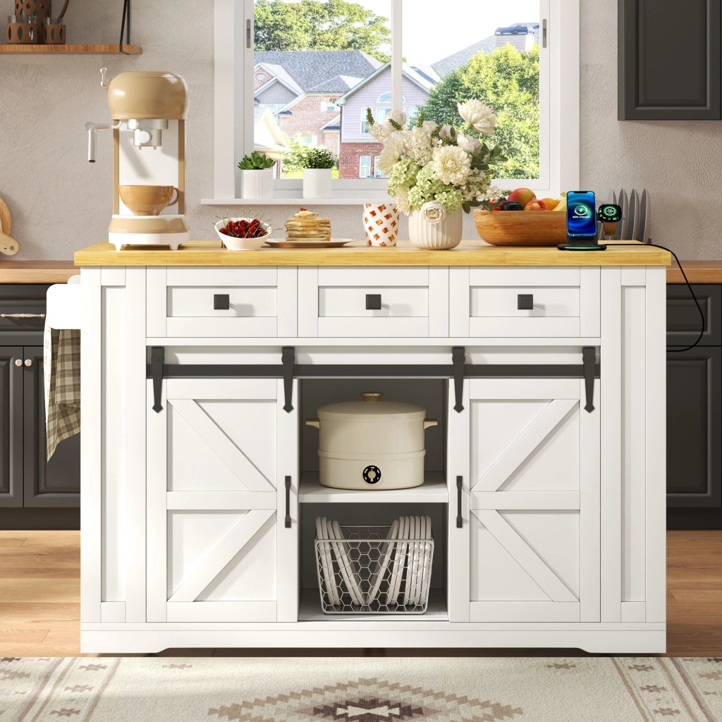 Mobile cucina con piano ribaltabile in MDF bianco naturale