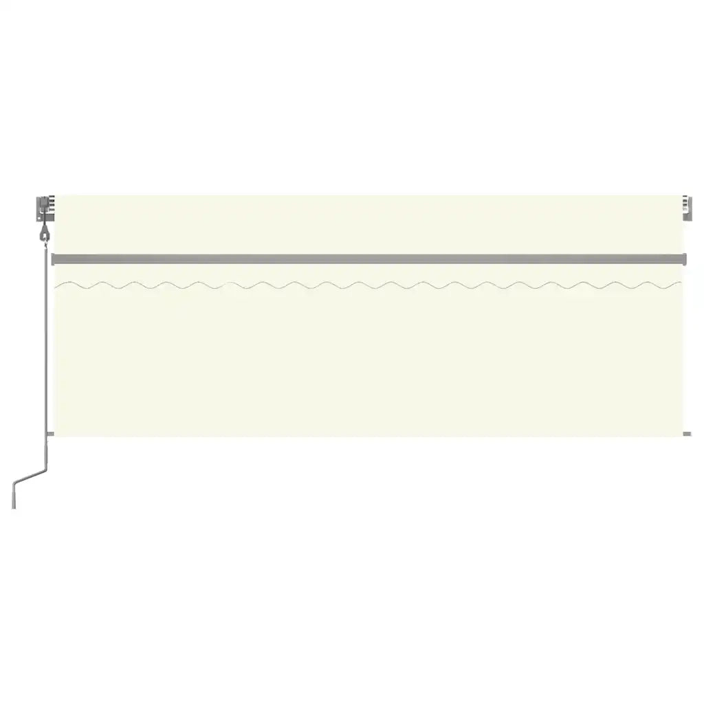TendaAutomatica con Parasole LED e Sensore Vento 4x3 m Crema  cod mxl 120581