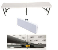 Panca Pieghevole Catering 182x30x43 h cm in Acciaio Grigio