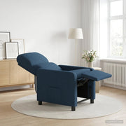Divano Sedia-Poltrona reclinabile Blu Tessuto 362672