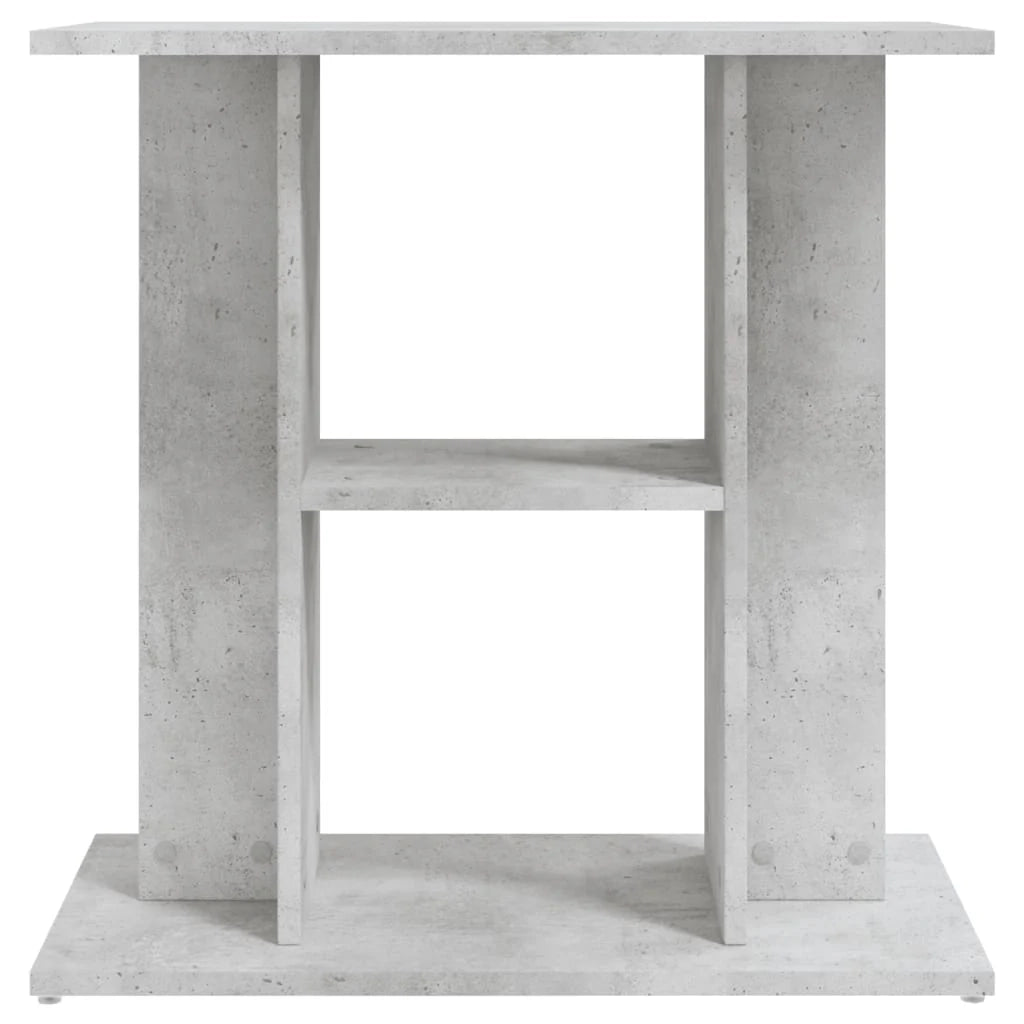 Base per mobiletto per acquario 60 x 30 x 60 cm legno ingegnerizzato grigio 02_0045057
