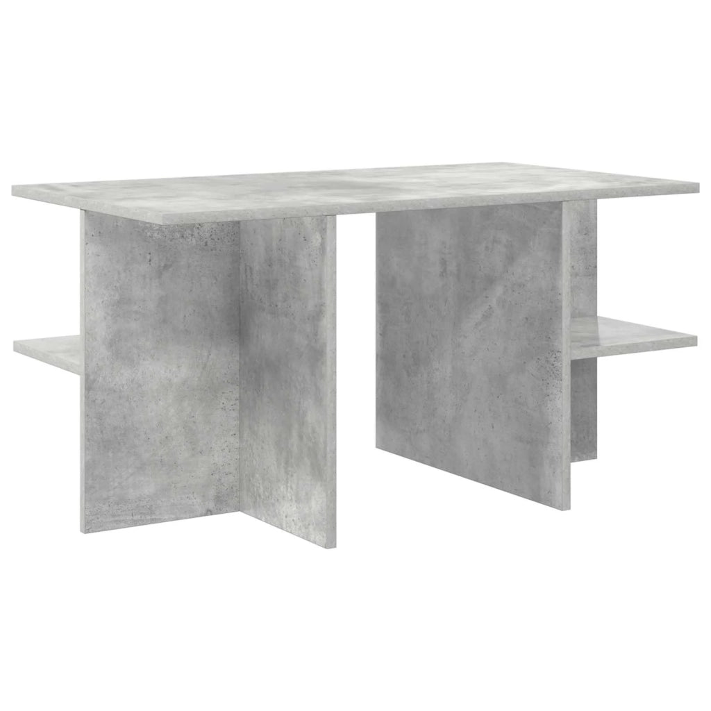 Tavolino da salotto Grigio Cemento 87 x 50 x 45 cm 8001058