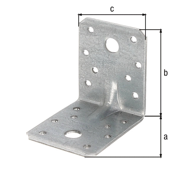 PIASTRA ANGOLARE NERVATA 70X70X55MM