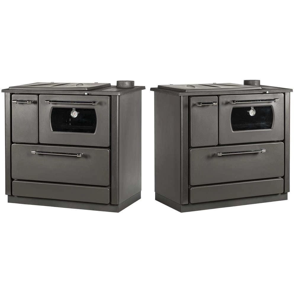 Cucina Stufa a legna K-Line Popular Colore: Nero