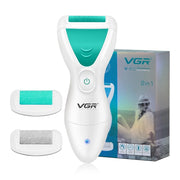 Trade Shop - Kit Per Rimozione Calli 2in1 Ricaricabile Pedicure Portatile Impermeabile V-812 -