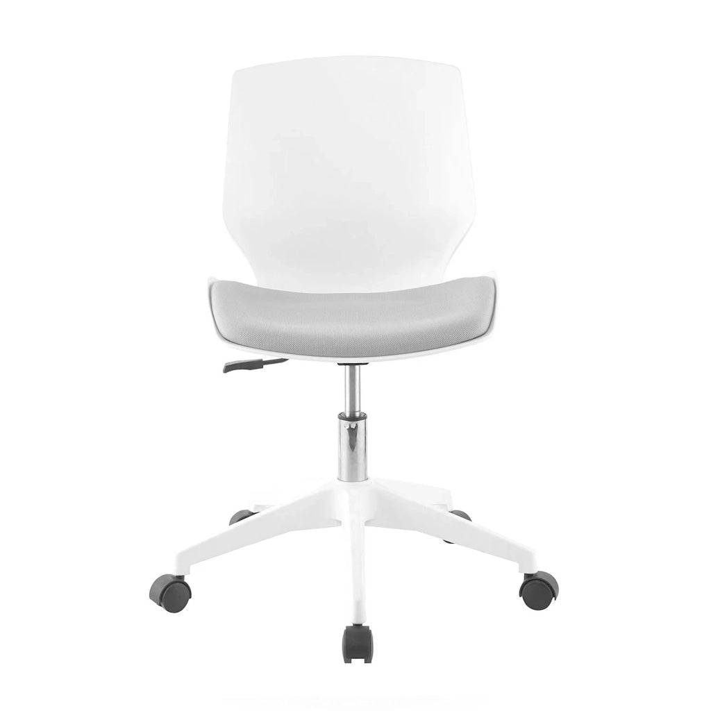 LÚZETE - SEDIA DA UFFICIO LAWRENCE CON ROTELLE BIANCO