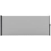 Paravento retrattile ¨C zephmum ¨C Grigio 4x1.6 m