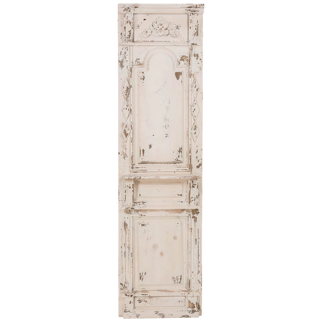 Pannello in legno marrone invecchiato 50x12x185h cm