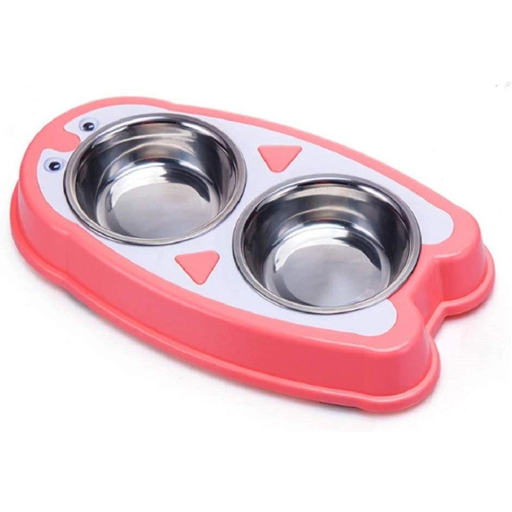 Trade Shop - Ciotola Cane Mangiare Lento Nutrire Sano Animale Cucciolo Alimenti Piatti Piastra -