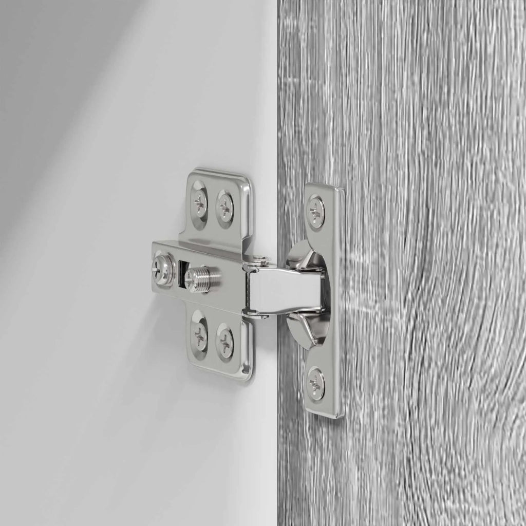 Armadio pensile 2 pcs Grigio Sonoma e Bianco 60 x 31 x 40 cm