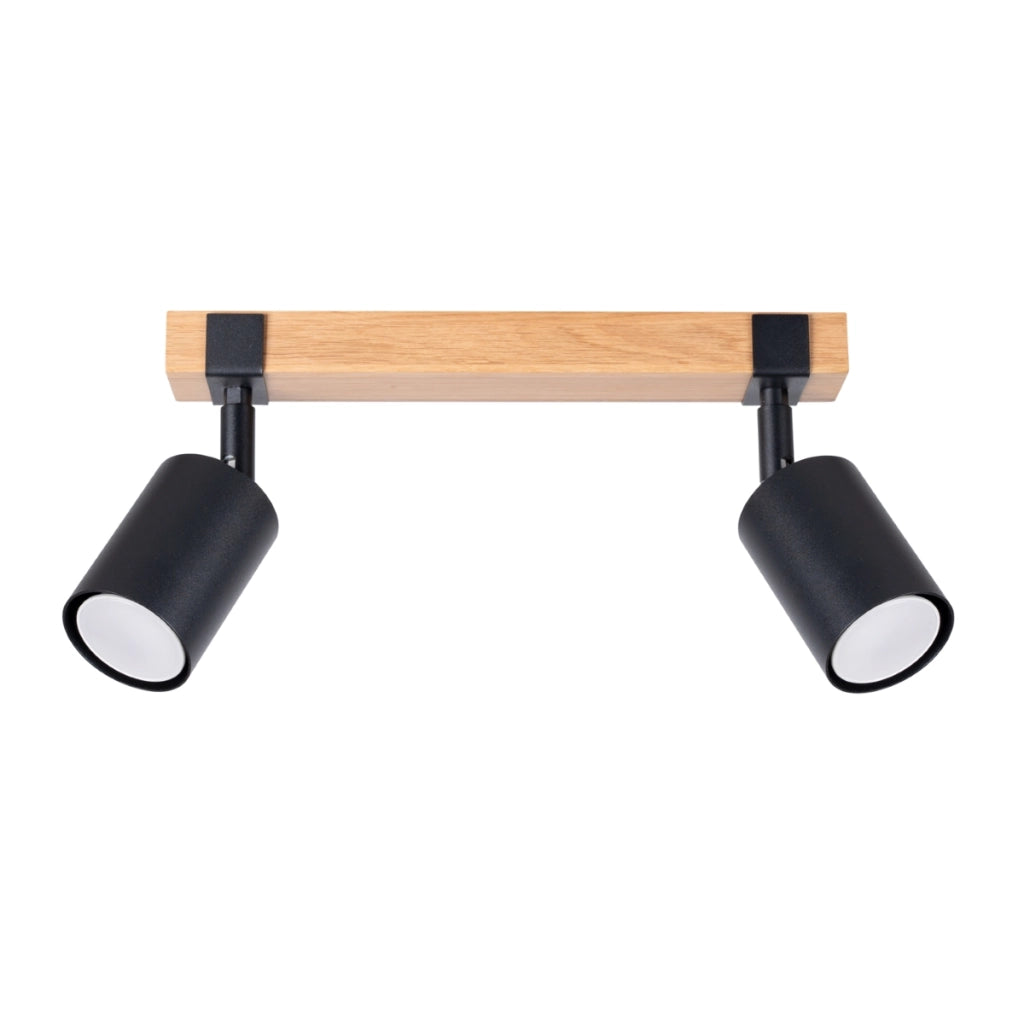 Lampada da soffitto FAGER 2 nero