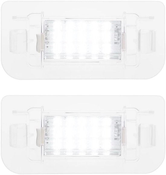 Luce per Targa LED - 2 Pezzi - Impermeabile - Bianco 7000K - Alta Qualità Luce LED - Adatto per Mercedes-Benz W242 W246