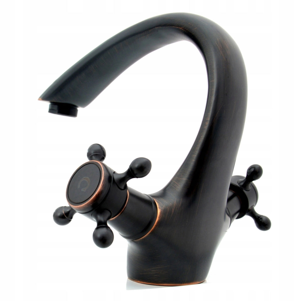 Rubinetto Da Lavabo Rea Retro Old Black