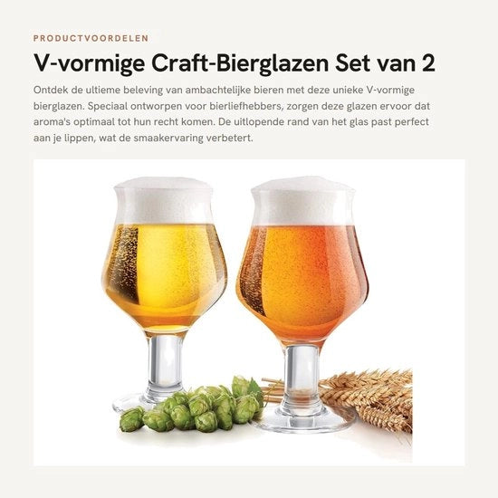 Set di bicchieri V a forma 600 ml - Confezione da 2 - Birra artigianale - Aromi migliorati - Acciaio resistente - Forma unica - Bicchiere per birra