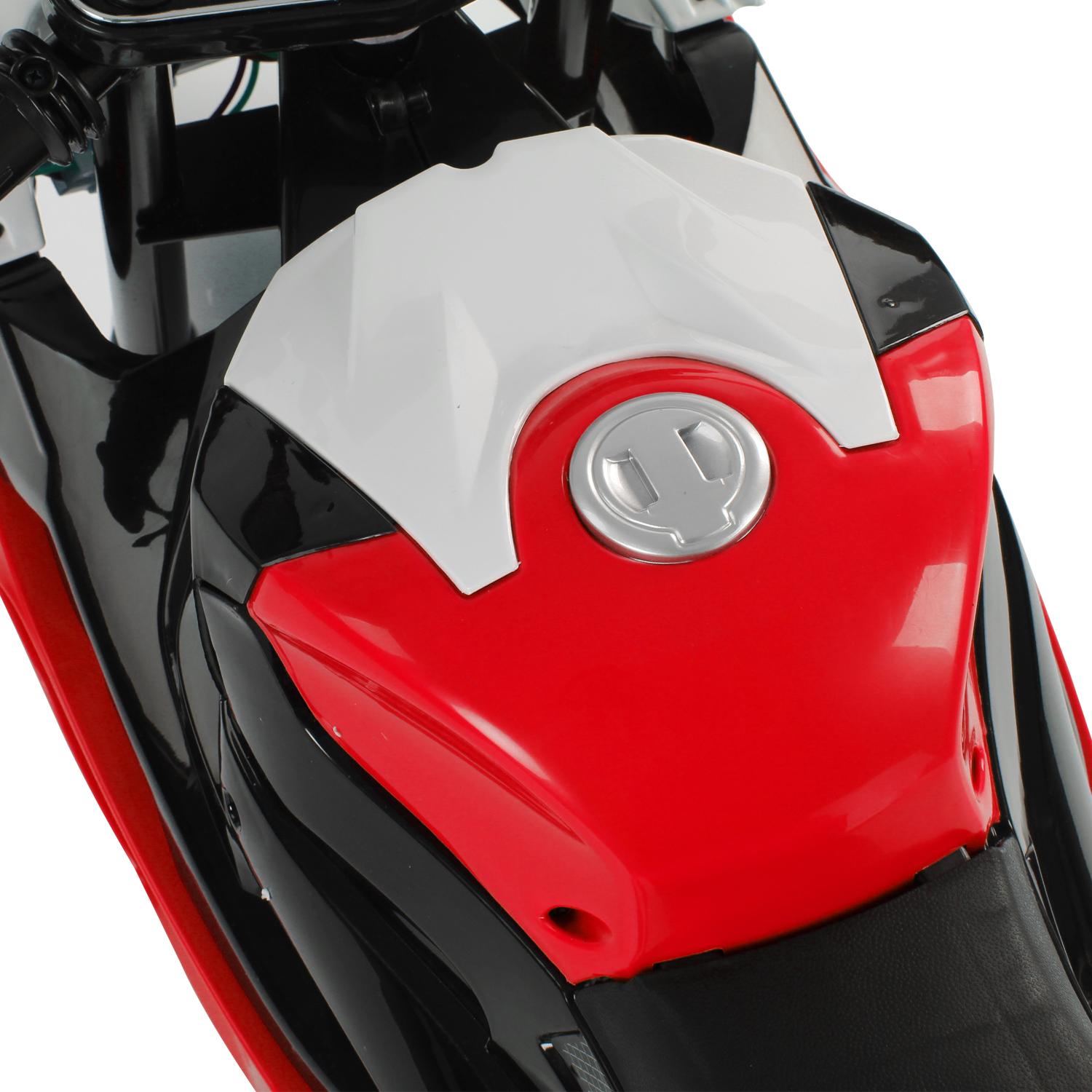 Moto Elettrica per Bambini 12V con Licenza BMW RR Nero e Rosso