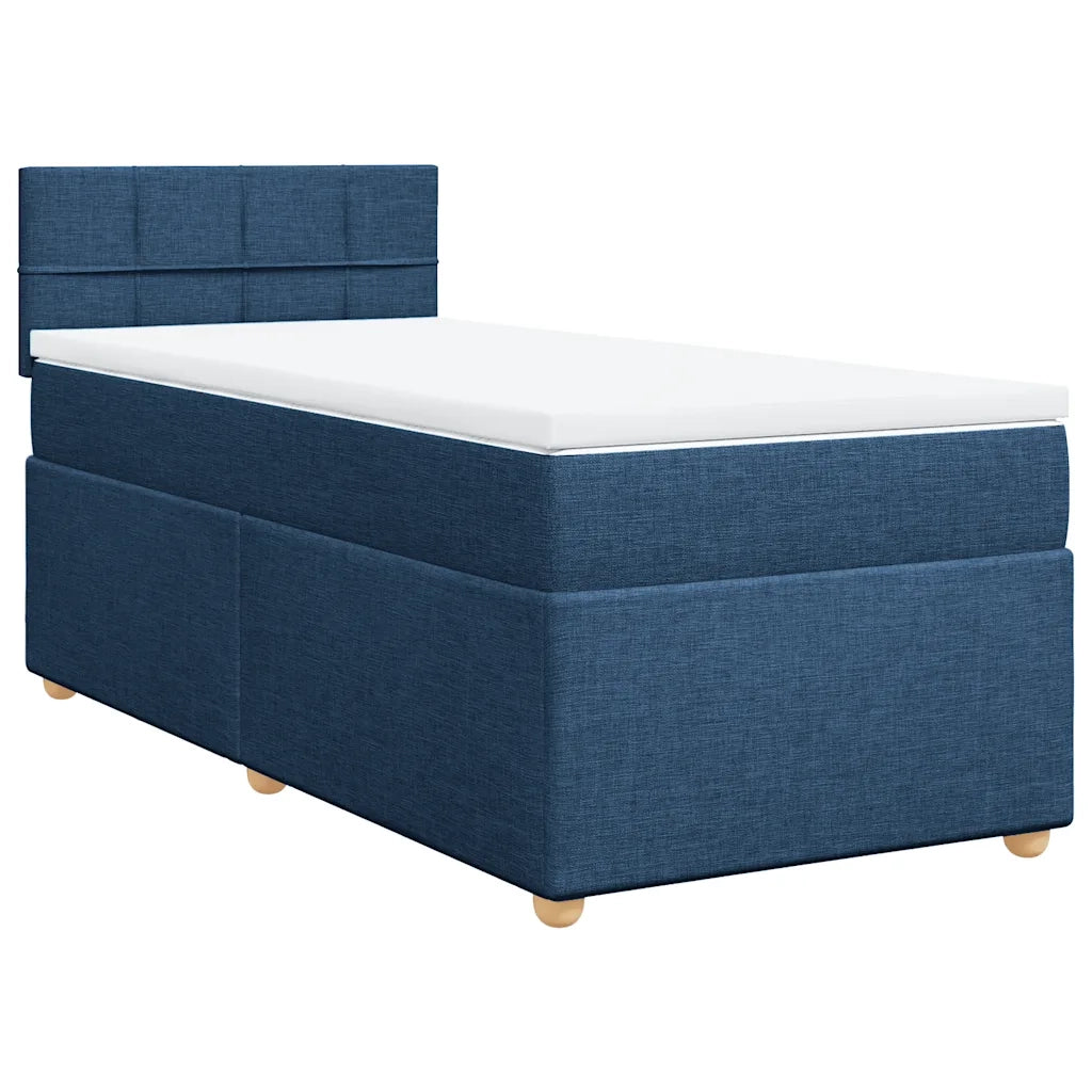 Giroletto a Molle con Materasso Blu 80x200 cm inTessuto 3286513