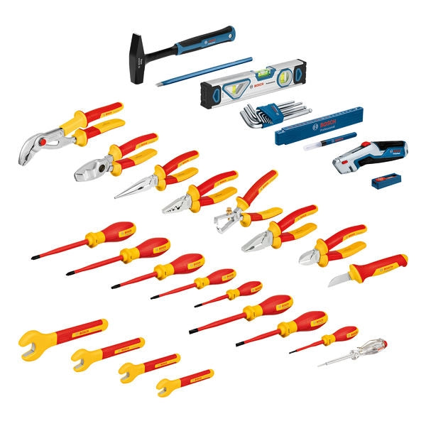 KIT  COMPOSTO DA 37 UTENSILI MANUALI BOSCH IN VALIGETTA L-BOX - 1600A02NG4