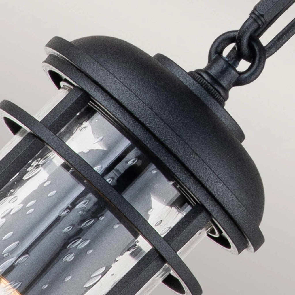 Lampada a sospensione esterna nera E27 60W Feiss Lighthouse