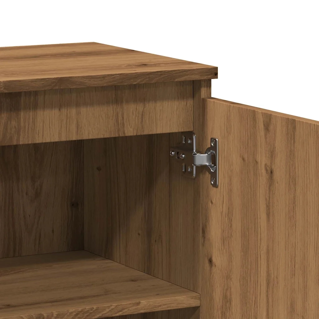Credenza Rovere Artigianale 60x35x70 cm in Legno Multistrato 856479