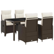 Set da pranzo per esterni con cuscino 5 pcs 3422314