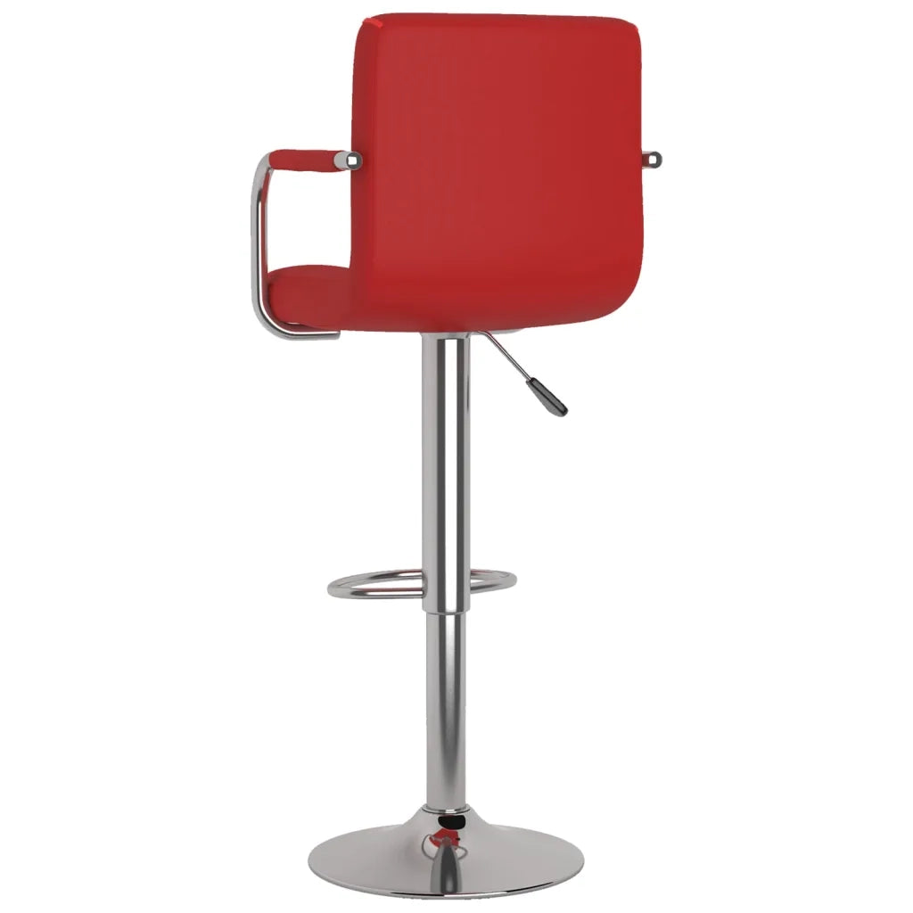 Sgabelli da Bar 2 pz Rosso Vino in Similpelle  cod mxl 69252