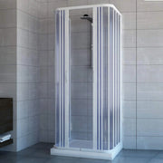 Box doccia Ariete 3 lati 90x90x90 cm, apertura centrale