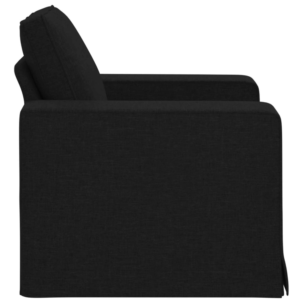 Divano | Divano da soggiorno | Sofa Nero 103 x 80 x 82 cm Tessuto
