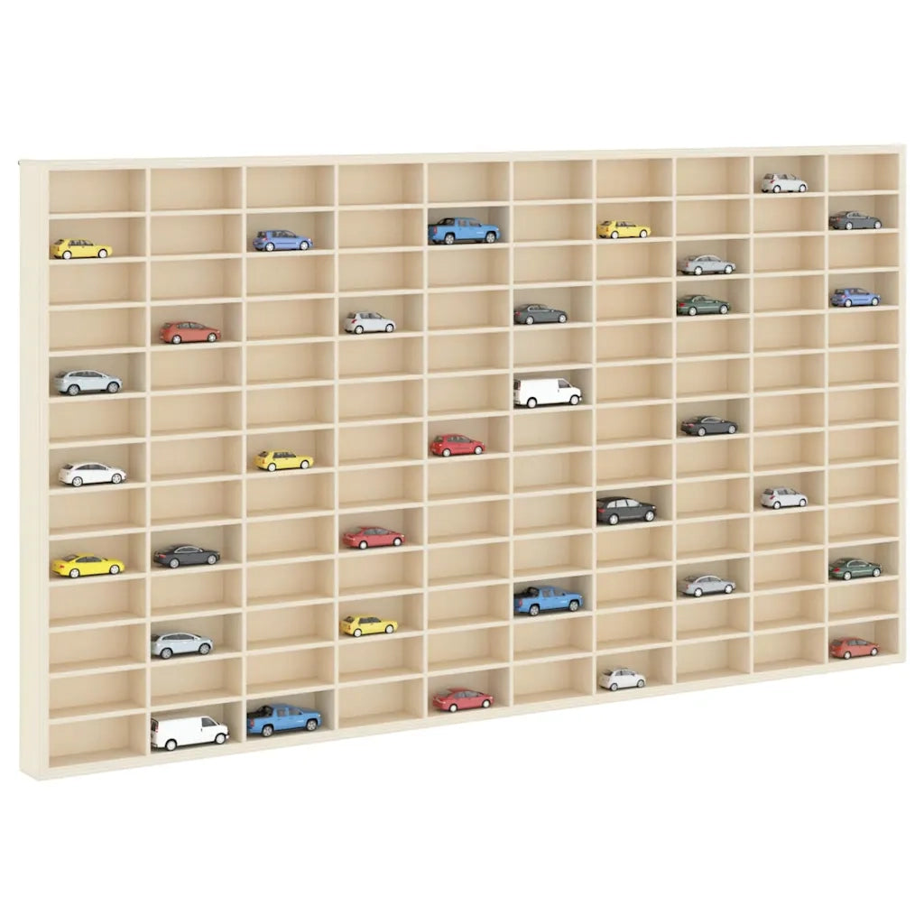 Vetrina a muro Beige 98 x 4,5 x 55 cm Legno multistrato 42015608